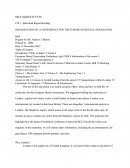 Proposal - Organisation Of A Conference For The European Dental Association