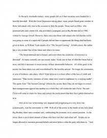 And The Second Coming Book Report Essay Preview And The Second Coming Should The Government Provide Health Care Essay also Online Journal Writing Essays For High School Students