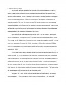 Leadership Research Paper