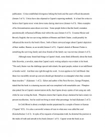 Реферат: In Cold Blood Essay Research Paper