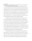 War Poetry Analysis: Comparison Between A.E. Houseman'S "Here Dead Lie We Because We Did Not Choose" And Walt Whitman'S "Reconciliation"