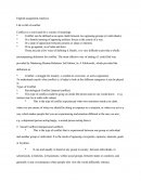 Analysis Of Conflict