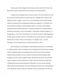 The Sun Also Rises Critical Essay Research Paper Essay Preview The Sun Also Rises Critical Essay Essay Mahatma Gandhi English also Example Essay Thesis Essay About Business