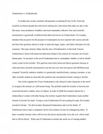 frankenfood origin frankenfoods the debate answers