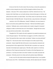 one who flew over the cuckoos nest essay