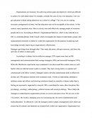 Organisational Behavior