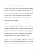 Functions Of Management