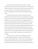 Going Green Example Essay