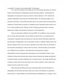 Gettysburg Address Versus Declaration Of Independence