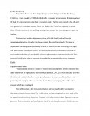 Organizational Behavior At Kudler Fine Foods