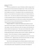 Overview Of Accounting