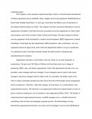 Leading Change Paper