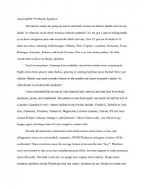 Satirical Obesity Term Papers Essay Preview Satirical Obesity Persuasive Essay Topics For High School also Thesis Statement Analytical Essay Business Writing Services Sydney