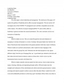 Lleadership Paper