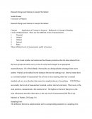 Research Design And Statistics Concepts Worksheet