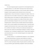 Management Foundations Essay