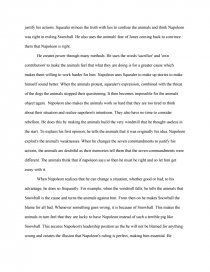 Animal Farm Napoleon's Rien - Term Papers Animal Farm Napoleon's Rien - Term Papers