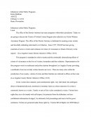 Influences Within Public Programs