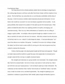 Final Reflection Paper