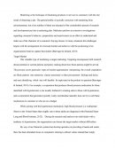 Marketing Research And Segmentation Problem