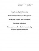 The Role of Core Self-Evaluation in Mentoring Initiation and Job Satisfaction