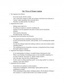 Ways of Thomas Aquinas