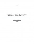 Gender and Poverty