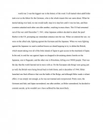 why did world war 2 start essay