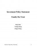 Investment Policy Statement