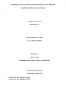 Sustainability of Micro and Small Scale Social Enterprises in the Philipines (topic Proposal with Rrl)