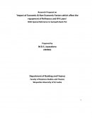 Impact of Economic and Non-Economic Factors Affecting Loans in Sri Lanka