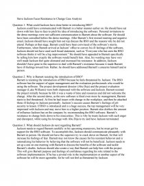 resistance to change essay