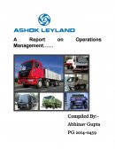 Ashok Leyland Operation Management