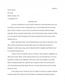 Narrative Essay on Exploring Limits