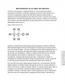 Biochemistry of Alcohol Metabolism