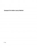 Synopsis on Indian Luxury Market
