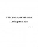 Shenzen Bank Analysis