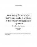 Advantages and Disadvantages of Shipping and Rail-Based Logistics (spanish)