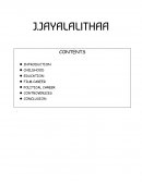 Jayalalithaa Case Study