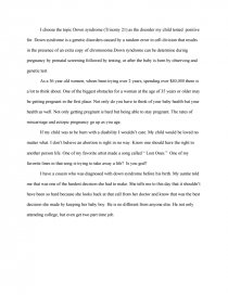 Is A Research Paper An Essay Essay Preview Down Syndrome Case Study How To Write A Good Essay For High School also Apa Sample Essay Paper Down Syndrome Case Study Case Study Topics For High School Essays