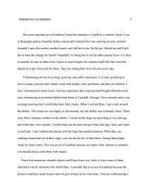 kindness essay for student
