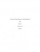 Innovation and Strategic Management Annotated Bibliography