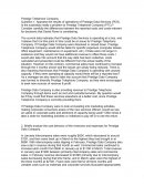 Prestige Telephone Company Discussion Questions