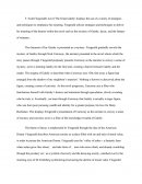 What Techniques and Strategies Does Fitzgerald Use to Emphasise the Meaning in His Novel?