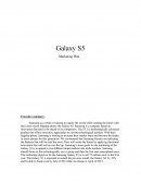 Galaxy S5 Marketing Plan