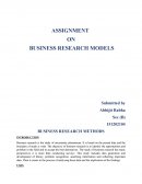 Proposal of Business Research