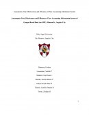 Assessment of the Effectiveness and Efficiency of New Accounting Information System of Guagua Rural Bank (an Sme) Henson St., Angeles City