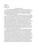 The Awakening Tone Essay