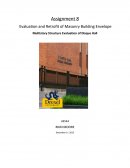 Evaluation and Retrofit of Masonry Building Envelope