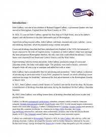 cadbury schweppes case study